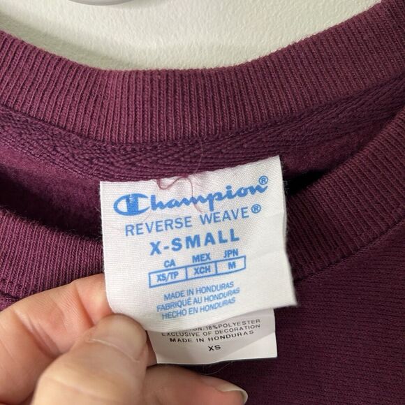 Vintage Reverse Weave Blank Champion Crewneck Sweatshirt Faded Early Size XS - Picture 5 of 7